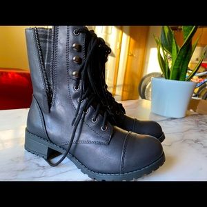 Black Combat Boots